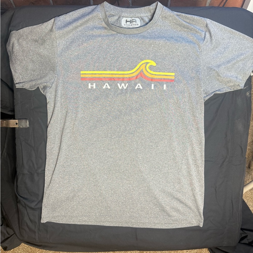 Gray Hawaii Graphic T-Shirt